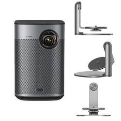 XGIMI Halo+ GTV (New) + XGIMI Multi-Angle Stand | ultramobilny projektor LED z wbudowanym akumulatorem | najnowsza wersja z sytemem Google TV, nowym pilotem oraz pełną certyfikacją Netflix