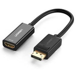 Adapter, kabel DisplayPort (męski) - HDMI (żeński) UGREEN MM137, 4K (czarny)